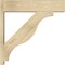 Ekena Millwork Funston Block Rough Sawn Outlooker, Douglas Fir, 8"W x 34"D x 34"H OUT08X34X34FST05RDF - alternate 3